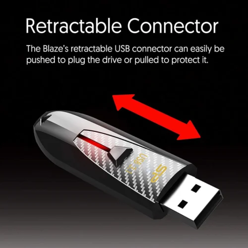 فلش 128 گیگ سیلیکون پاور Silicon Power Blaze B25 USB3.1