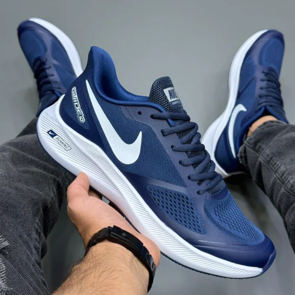 کفش رانینگ نایک ایر زوم وین فلو 7X سرمه‌ای NIKE AIR ZOOM WINFLO 7X