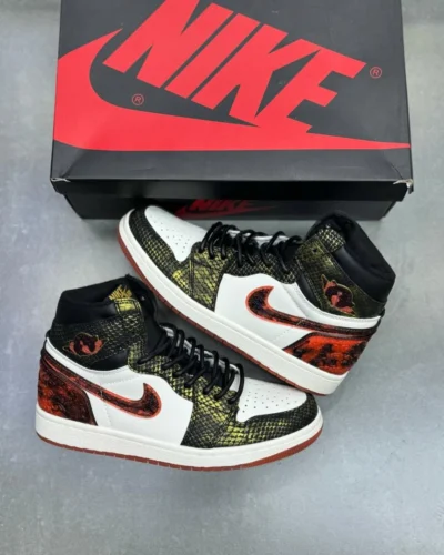 کفش کتونی نایک جردن 1 ساقدار یر آف د اسنک Nike Air Jordan 1 High OG Xuanwu year of the Snake