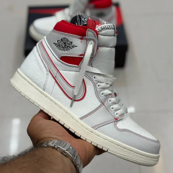 کفش نایک جردن 1 رترو های فانتوم جیم رد (Jordan 1 Retro High Phantom Gym Red)