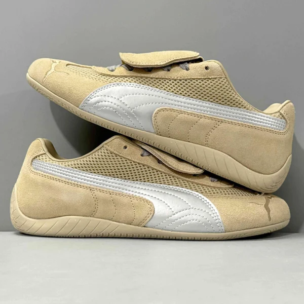 کفش پوما اسپیدکت رنگ شنی Puma Speedcat OPEN YY Prairie Tan - تصویر 4
