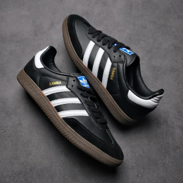 آدیداس سامبا بلک وایت گام adidas Samba OG Black White Gum