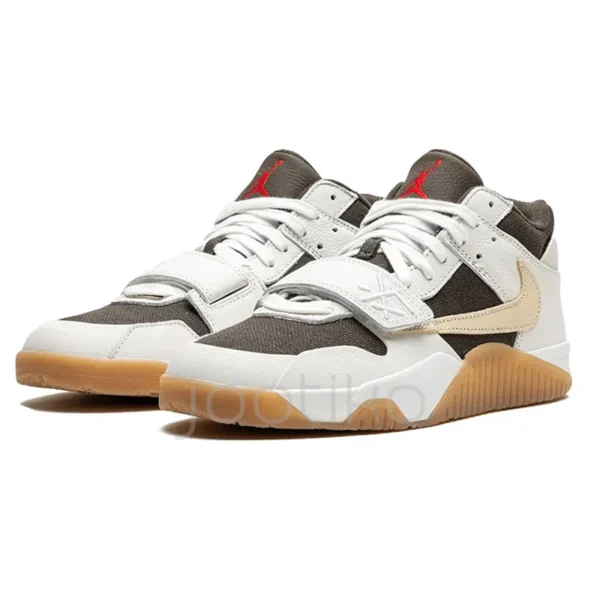 کفش جردن جامپ من جک تراویس اسکات موکا Jordan Jumpman Jack TR Travis Scott Sail FZ8117-100