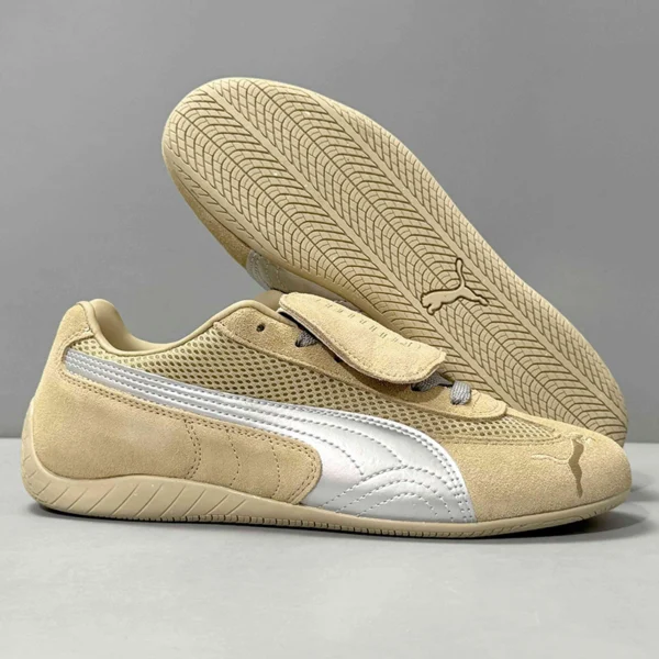 کفش پوما اسپیدکت رنگ شنی Puma Speedcat OPEN YY Prairie Tan - تصویر 6