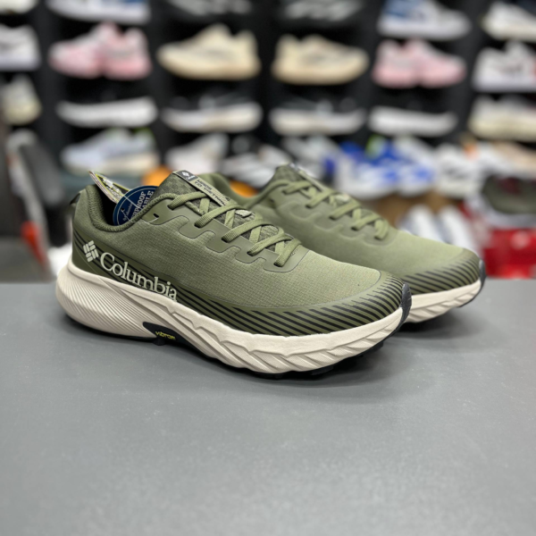 کفش کتانی مردانه کلمبیا مدل Columbia Konos TRS Outdry (رنگ سبز زیتونی / سبز ارتشی)
