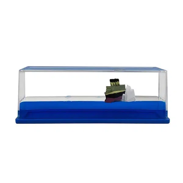 کشتی معلق مدل تایتانیک و کوه یخ WarShipمدل-14cm