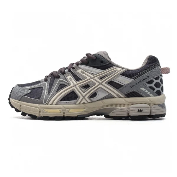 کفش اسیکس ژل کاهانا 8 رترو طوسی تیره و روشن ASICS Gel-Kahana 8 Retro Grey