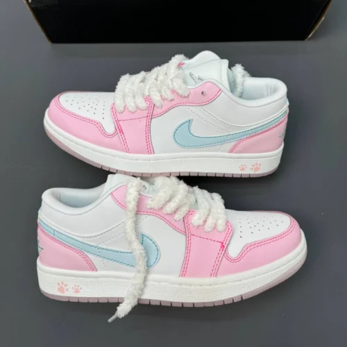 کفش کتونی نایک ایر جردن 1 پنجه گربه ای Nike Air Jordan 1 Low SE Paw Print - تصویر 3