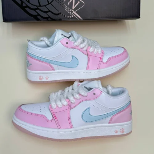 کفش کتونی نایک ایر جردن 1 پنجه گربه ای Nike Air Jordan 1 Low SE Paw Print - تصویر 4