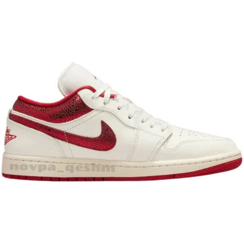 کفش کتونی زنانه و مردانه نایک ایر جردن 1 لو رابی Nike air jordan 1 Low SE Ruby