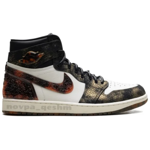 کفش نایک جردن 1 دراگون پوست ماری – Nike Air Jordan 1 High Dragon Snakeskin