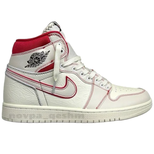 کفش کتونی نایک ایر جردن 1 ساقدار رترو فانتوم جیم رد Nike Air Jordan 1 High Retro Phantom Gym Red