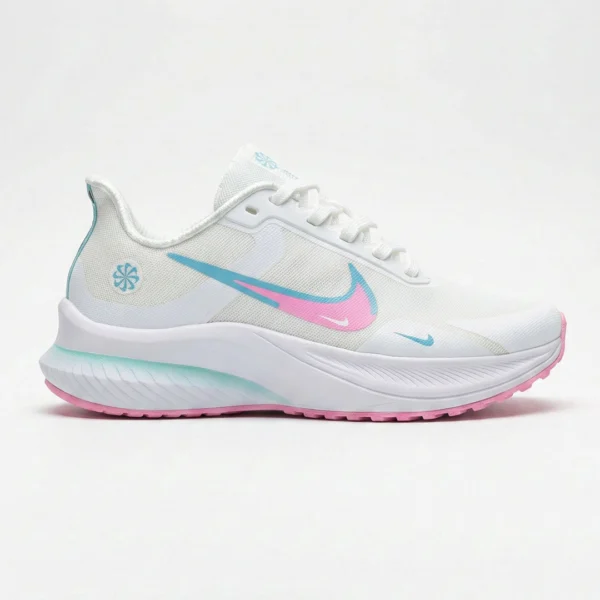 کفش نایک زوم ایکس سفید آبی صورتی روشن Nike Zoom X