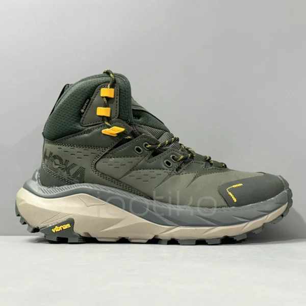 کفش کوهنوردی هوکا کاها 2 های GTX سبز زیتونی / زرد Hoka Kaha 2 High GTX