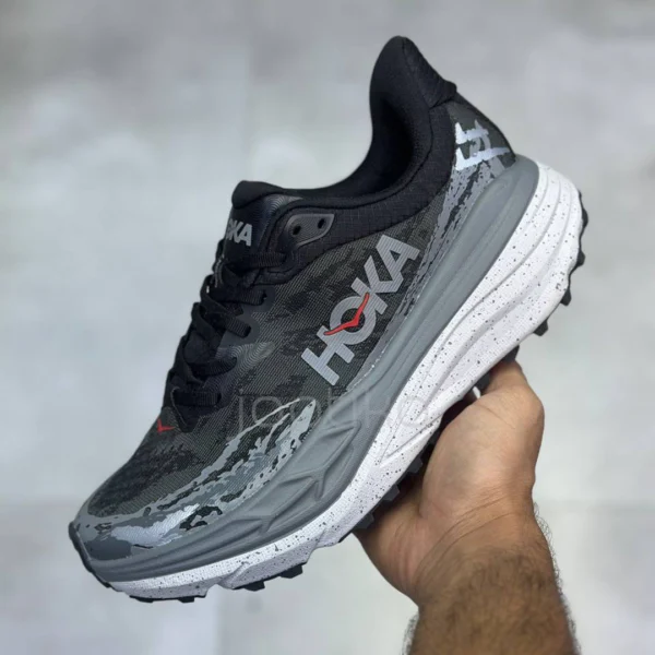 کفش هوکا استینسون 7 مشکی خاکستری Hoka Stinson 7 Black Outer Orbit