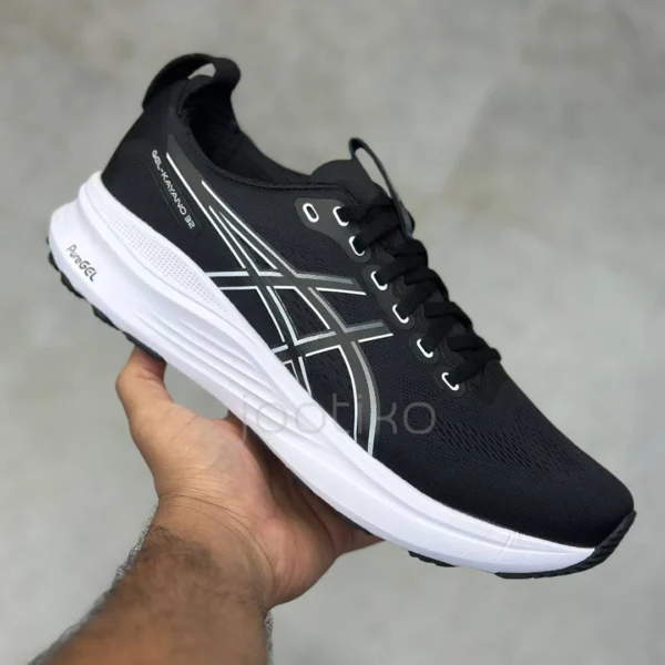 کفش ورزشی اسیکس ژل کایانو 32 مشکی سفید ASICS Gel-Kayano 32
