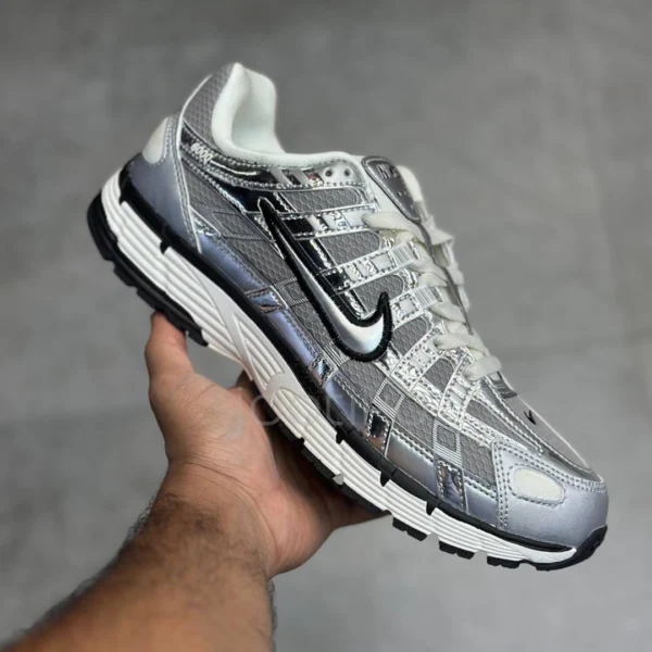 کفش نایک پی 6000 متالیک سیلور Nike P-6000 Metallic Silver