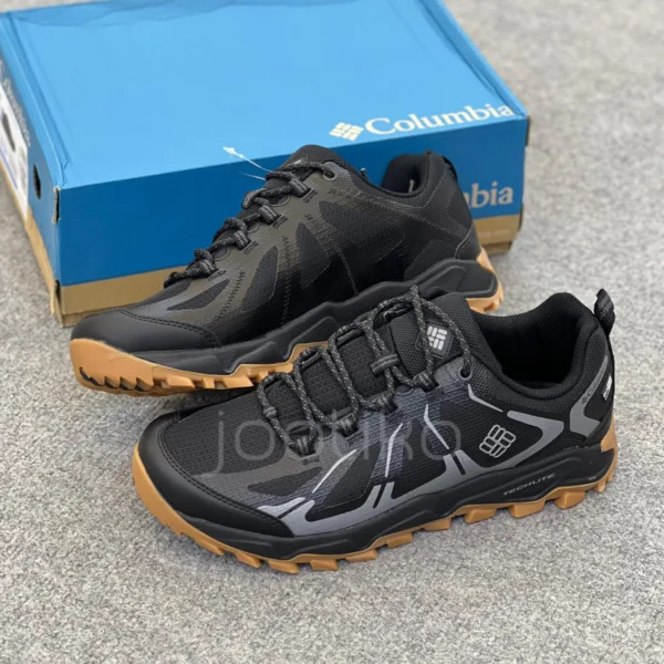 کفش مردانه کلمبیا پیک فریک مشکی خاکستری قهوه‌ای Columbia PEAKFREAK XCRSN II XCEL
