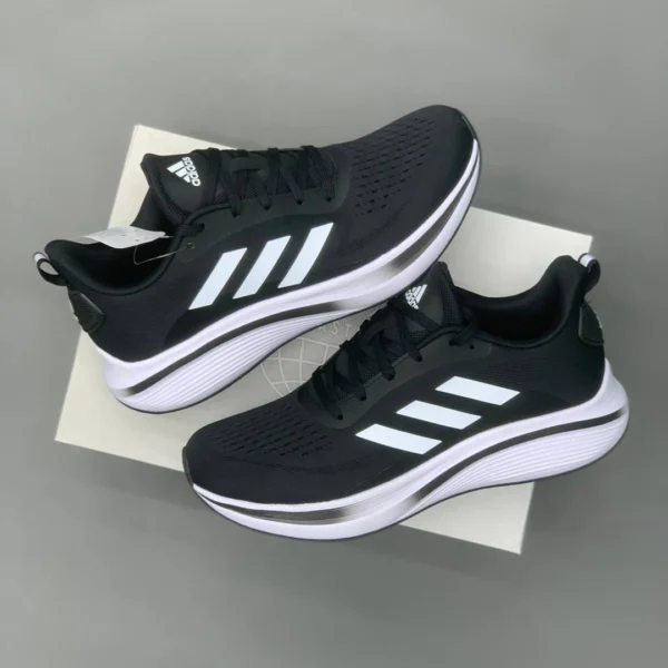 کتونی آدیداس رانینگ مشکی سفید Adidas Running Black & White