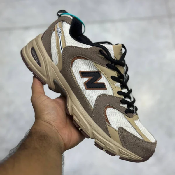 کفش نیوبالانس 530 قهوه‌ای شتری New Balance MR530SNC