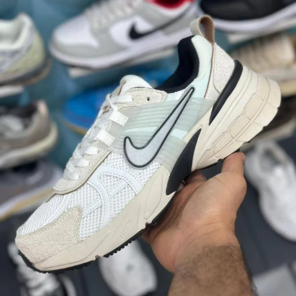 کفش نایک V2K ران سامیت وایت لایت اوروود براون Nike V2K Run FN6703-100