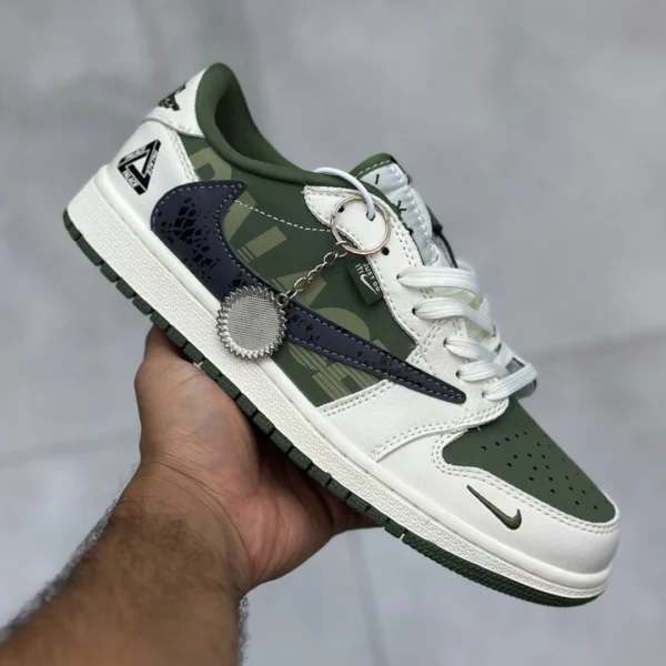 کفش نایک ایر جردن 1 لو پالاس کرم سبز Nike Air Jordan 1 Low Palace Cream Green