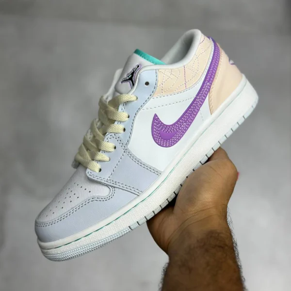 کفش جردن 1 لو مولتی کالر ساشیکو Jordan 1 Low Multi-Color Sashiko