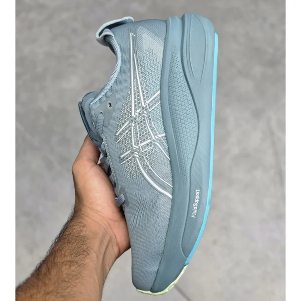 کفش اسیکس ژل کایانو 33 طوسی آبی ASICS GEL-KAYANO 33