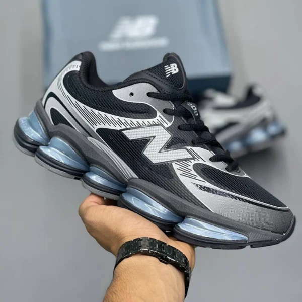 کفش نیوبالانس 2000 مشکی نقره‌ای New Balance Abzorb 2000 Black Grey