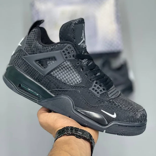 کفش جردن ۴ بلک مامبا نایجل سیلوستر Nigel Sylvester x Jordan 4 Black Mamba