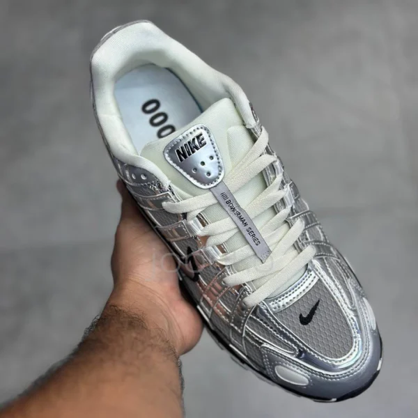 کفش نایک پی 6000 متالیک سیلور Nike P-6000 Metallic Silver