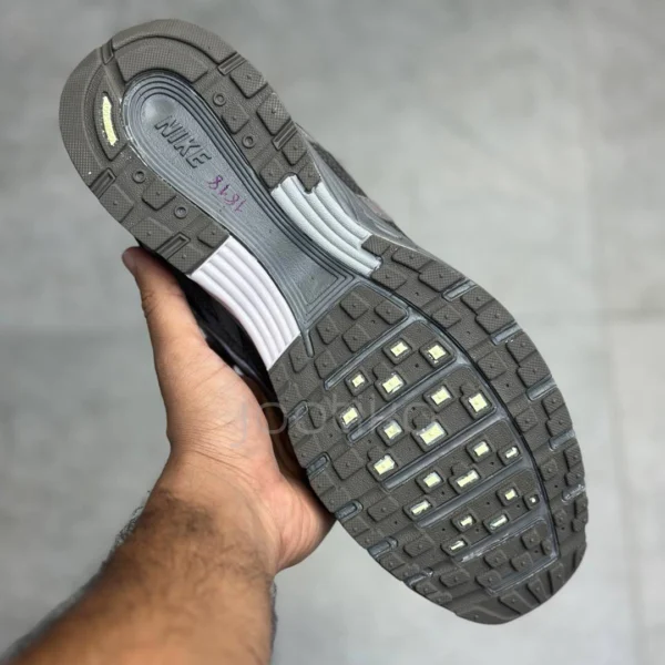 کفش نایک P-6000 مدل Cave Stone Medium Ash Flat Pewter Metallic Silver