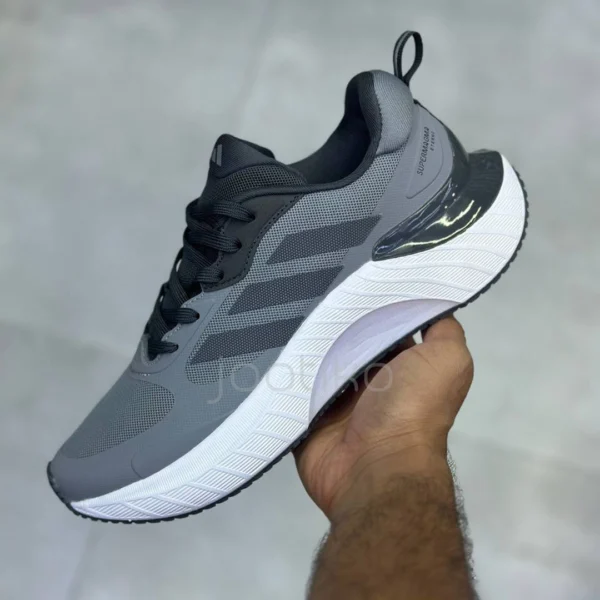 کفش آدیداس سوپرماگما اترنو طوسی روشن سفید adidas SuperMagma Eterno
