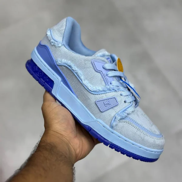 لویی ویتون ترینر آبی Louis Vuitton LV Trainer