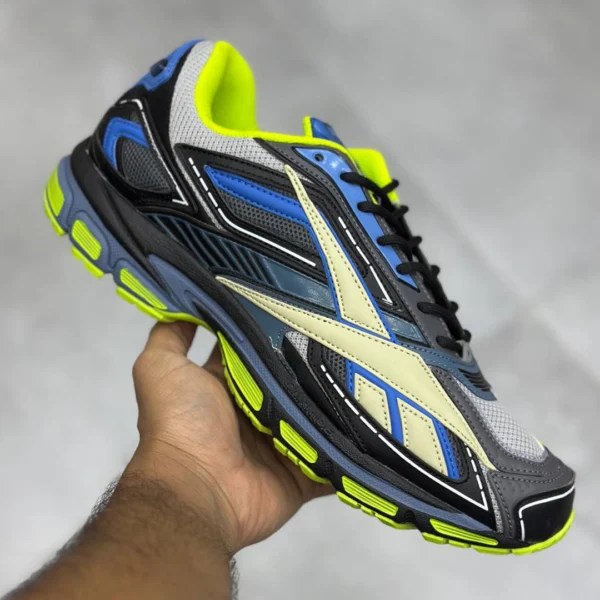 ریباک پریمیر رود اولترا مشکی آبی فسفری کرم Reebok Premier Road Ultra