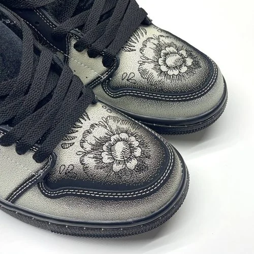 کفش کتونی نایک ایر جردن وان ساقدار فامیلیا Nike Air Jordan 1 High Familia - تصویر 4
