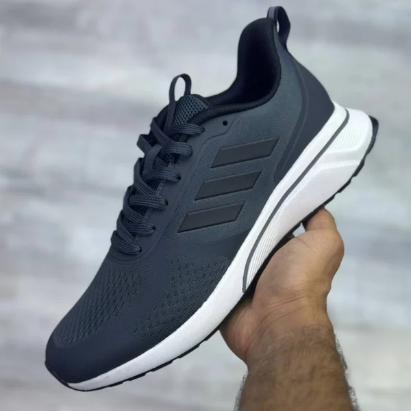 کفش آدیداس کلود فوم طوسی تیره مردانه Adidas Cloudfoam Dark Gray