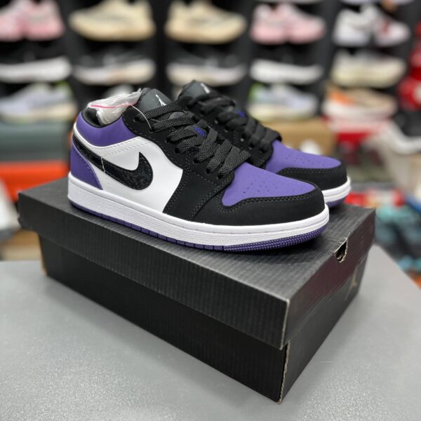 کفش کتونی زنانه و مردانه نایک جردن ۱ Nike jordan 1 low court purple