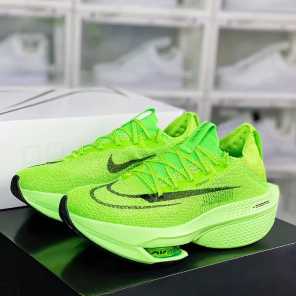کفش نایک زوم آلفافلای نکست 2 سبز فسفری Nike Air Zoom Alphafly Next% 2