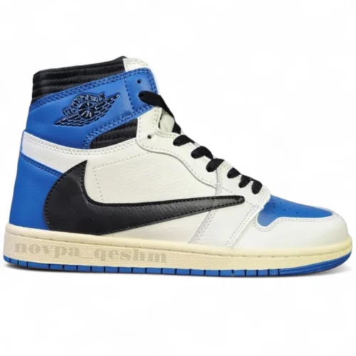 کفش کتونی جردن 1 ساقدار تراویس اسکات  Jordan 1 Travis Scott