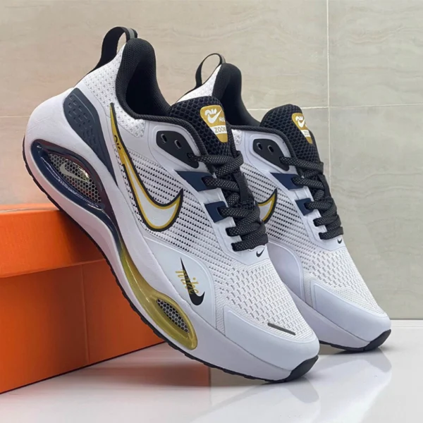 کفش نایک ایر زوم وین فلو Nike Air Zoom Winflo V2 سفید طلایی