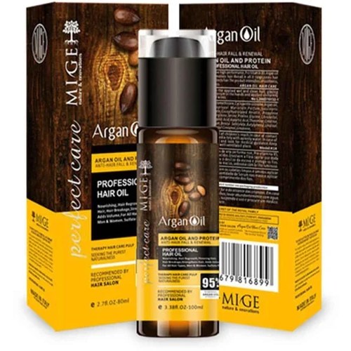 روغن مو آرگان میگ حجم ۱۰۰ میلی‌لیتر بدون سولفات
