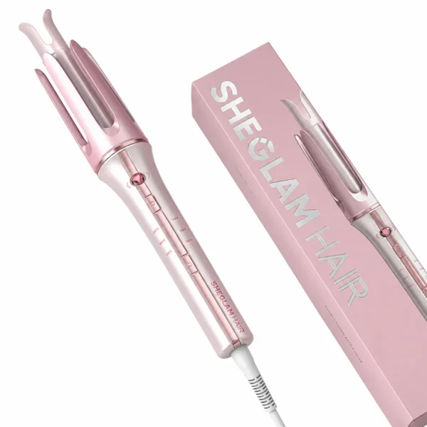 دستگاه فر کننده مو شیگلم صورتی SHEGLAM Hair Curler