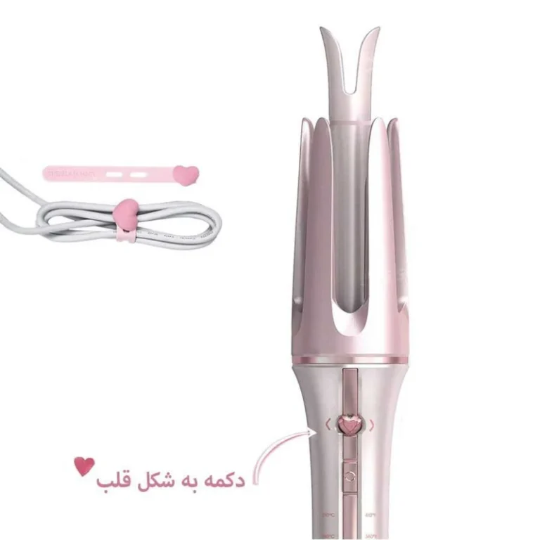 دستگاه فر کننده مو شیگلم صورتی SHEGLAM Hair Curler