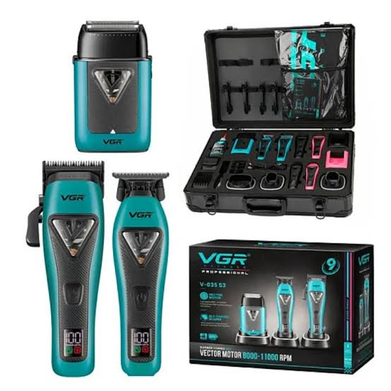 ست 3 عددی ماشین اصلاح وخط زن و شیور وی جی آر مدل VGR 035 S3