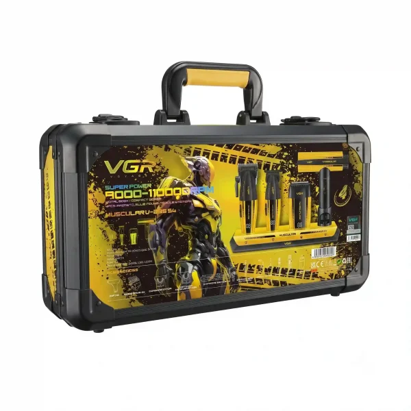 ست 4عددی سشوار،شیور و ماشین اصلاح وی جی آر مدل V-285 S4