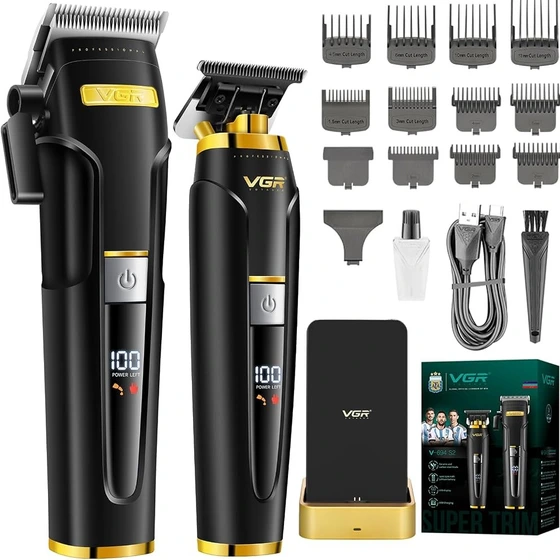 ست کامل ماشین اصلاح وی جی آر V-694S2