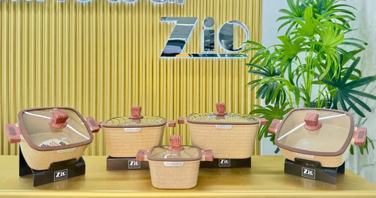 سرویس قابلمه گرانیتی 10 پارچه زیو مدل ZCS-8550