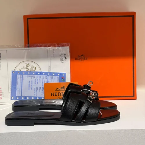 صندل زنانه هرمس کلی Hermès Kelly Sandals
