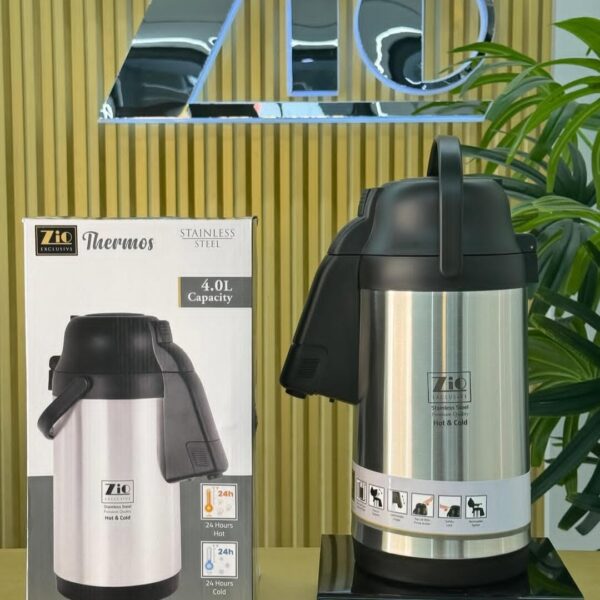 فلاسک پمپی 4لیتری زیو مدل ZTT-4721/L04